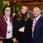 Patricia Thomas, da Academia de Viagens, Giovana Jannuzzelli, da Alagev, e Marco Bedia, da Turkish Airlines