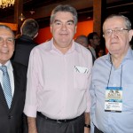 Pedro Galvão, da Abav, com Lindolfo Pires e Roberto Pereira, da CTI Nordeste