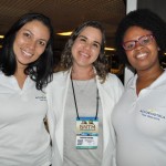 Priscila Almeida, do Iberostar, entre Taiane Botelho e Danielle Pires, da Accor Priscila Almeida, do Iberostar, entre Taiane Botelho e Danielle Pires, da Accor