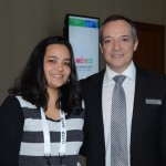 Roberta Farina, da McKinsey & Company, e Gerson Morales, do Hilton
