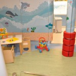 Sala para crianças menores de três anos