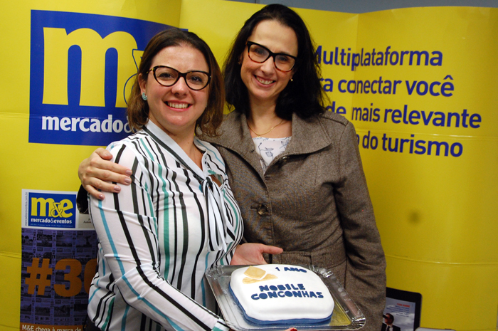Nobile Congonhas comemora um ano com resultados positivos 1 Renata Beraldo e Aline Biondillo, gerente de Vendas e gerente geral do Nobile Suítes Congonhas