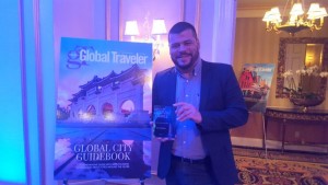 Eric Boulanger, do Rio CVB, recebeu o prêmio em Boston_divulgação_