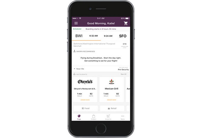 Apps entregam comida para passageiros em portões de embarque nos EUA 1 Os aplicativos por enquanto só estão operando dois aeroportos dos EUA