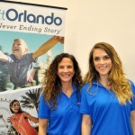 Jane Terra e Natália Vidal, do Visit Orlando