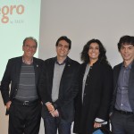 João Ribeiro, presidente da rede, Daniel Ribeiro, diretor Financeiro e Lizate Ribeiro. diretor Comercial e Marketing, da rede com Robson Ferreira, da BBP