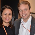Lilia Melo e Rogério Guerra, da Gol