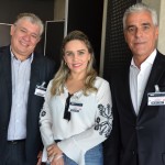 Marcelo Mattera, da Abav-SP, Verônica de Araújo, da Abav-RO e Marcos Balsamão, da Abav-SP