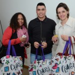 Mayara Borges, Sandro Pereira, e Rita Maroni Cella, da ADB Turismo