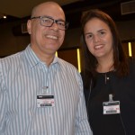 Ney Gonçalves, da Abav Nacional com Kassilene Cordadeiro, da Abav-MS
