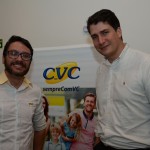 Rafael Macedo, da CVC, e Gustavo Souza, da Localiza