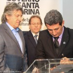 Rogério Siqueira tomando posse como Presidente do Conselho Catarinense de Turismo