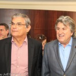 Vice-Governador Eduardo Pinho Moreira e o Secretário de Estado de Turismo Loenel Pavan