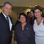 Alexandre Sampaio, da CNC, Cristina Fritsch, da Abav-RJ, e Teté Bezerra, do MTur Alexandre Sampaio, da CNC, Cristina Fritsch, da Abav-RJ, e Teté Bezerra, do MTur
