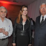 Antônio Geraldo, do Hotel Arcanjo, Andréa Fonseca, do BH Airport, e Nino Bellini, da Pátria Consolidadora