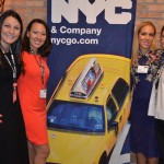 Dinah Policarpo, Luisa Mendoza-Chavez, Patricia Herrera, do NYC, com Danielle Roman, da Interamerican