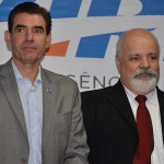 Duarte Nogueira, prefeito de Ribeirão Preto com Evandro Oliveira, da Avirrp