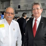 Enrique Pesantez, da Pesantez Tours, e Alfredo Fonseca, da Autoridad Aeronautica Civil do Panamá Enrique Pesantez, da Pesantez Tours, e Alfredo Fonseca, da Autoridad Aeronautica Civil do Panamá