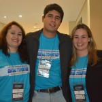 Erika, supervisora de Operações Nacional da Trend Lazer, Rafael, executivo de Vendas de Salvador, e Aline, supervisora de Lazer SP