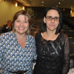 Estela Farina, da NCL e a jornalista Angélica SantaCruz Estela Farina, da NCL e a jornalista Angélica SantaCruz