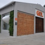 Fachada das instalações, dentro da sede da empresa em Congonhas Fachada das instalações, dentro da sede da empresa em Congonhas