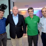 Glauco Menezes, da Litoral Turismo, Roy Taylor, do M&E, Paulo Henrique Pires, da Localiza, e Josinildo Venceslau, da Litoral Turismo