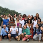 Grupo dos agentes de viagens e convidados com equipe do Angrra CVB e TurisAngra