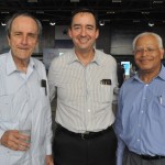 Jaime Arias, da Luta Directiva, Dennis Cary, da Copa, e Moisés Véliz, da MVA