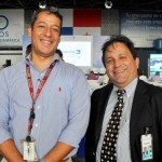 Jairo Triana e Ricardo Quintero, do Aeroporto de Tocumen-Panamá