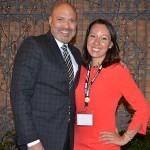 Joe Docal, do Miami CVB, e Luisa Mendoza-Chavez, do NYC