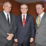 José Gomes, da Abav-MG, Tarcísio Gargioni, da Avianca, e Hernani de castro Júnior, do BHCVB