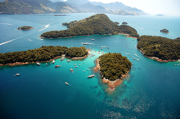 Lagoa Azul na Ilha Grande, um dos atrativos - Foto Edmar Tavares