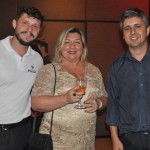 Luiz Cláudio, da Visual, Ana Paula Dabéss, da FlyVIP, e Paulo Andrade, da Confiança Consolidadora