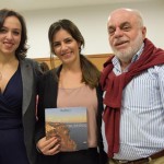 Manoela Andrade, Shimene Asanuma e Ilya Hirsch, da Qualitours Manoela Andrade, Shimene Asanuma e Ilya Hirsch, da Qualitours