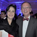 Marina Barros, do MB Doubleem, com o prefeito de Clearwater, George Cretekos
