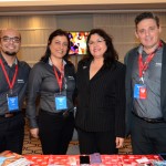 Milagros Ochoa, da Promperu, com Bruno Yasumura, Luciana Longo e Diego Castagnet, da Avianca Milagros Ochoa, da Promperu, com Bruno Yasumura, Luciana Longo e Diego Castagnet, da Avianca