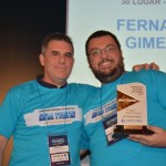Mário Antônio e Fernando Gimenez, vencedor como 3º melhor gestor do Grupo
