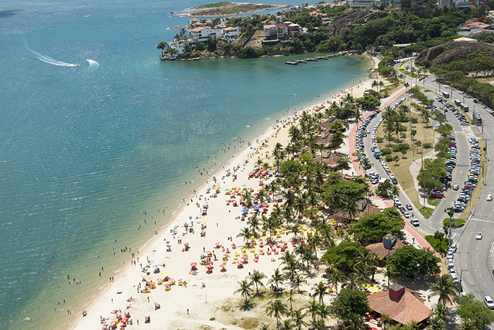 Setur-ES divulga potencial turístico do estado para operadoras O litoral capixaba, com a Praia do Canto Curva da Jurema é um dos destaques - Foto Sagrilo