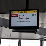 O painel do GRU mostrou pela 1ª vez a operação da Avianca para Santiago em agosto de 2017
