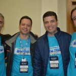Rafael, executivo de vendas SP, Ely, Carlos e Frederico, executivos de vendas RJ