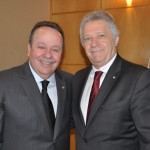 Rene Hermann, da Costa Cruzeiros, e o deputado Goulart