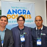 Ulysses Covas, Cipriano Feitosa e Eduardo Miller, equipe do Angra CVB