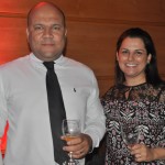Wanderley Baptista e maria Azan, do Banco BMG