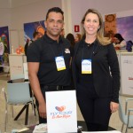 Washington Silva e Leticia Alvarenga, da Flytour Viagens