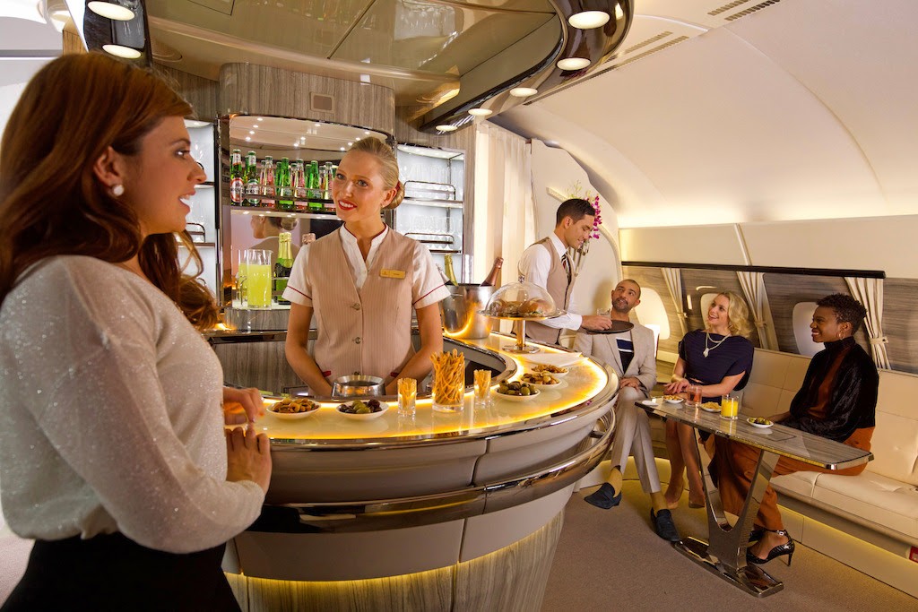 Lounge Onboard é principal diferencial do A380