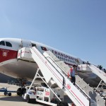 Aeronave contou com pintura especial Aeronave contou com pintura especial