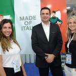 Alessandra Tortora, Carlos Antunes e Luciana Alcini, da Alitalia