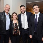 Alexandre Schimdt e Cláudia Tavares, da Tilli Viagens, Ricardo Rocha e Ignacio Palacios, da MSC Cruzeiros Alexandre Schimdt e Cláudia Tavares, da Tilli Viagens, Ricardo Rocha e Ignacio Palacios, da MSC Cruzeiros