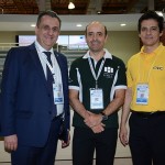 Cleiton Armelin e Eduy Azevedo, da CVC, com Antonio Dias, do Royal Palm Plaza