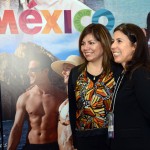 Diana Pomar, do Turismo do México, e Gisele Lima, da Promo
